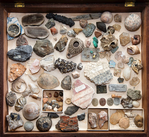 Box of Minerals & Artifacts