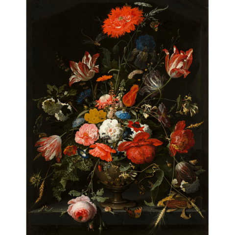 Flowers in a glass vase II