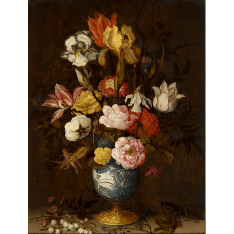 Flowers in a Wan-Li vase