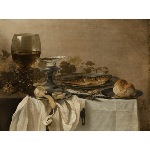 Still life with a fish