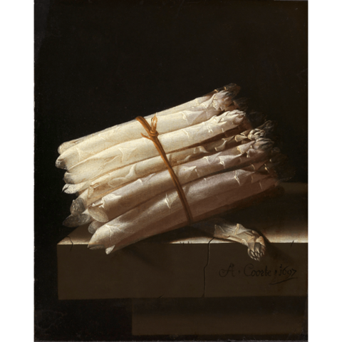 Still life with asparagus